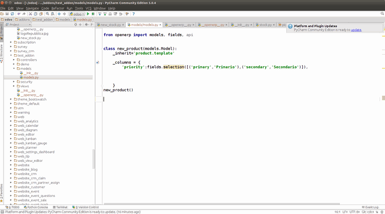 Odoo • Text and Image