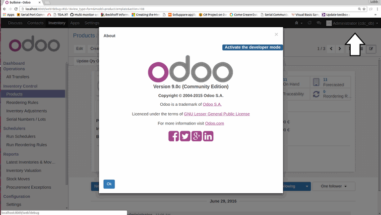 Odoo • Text and Image