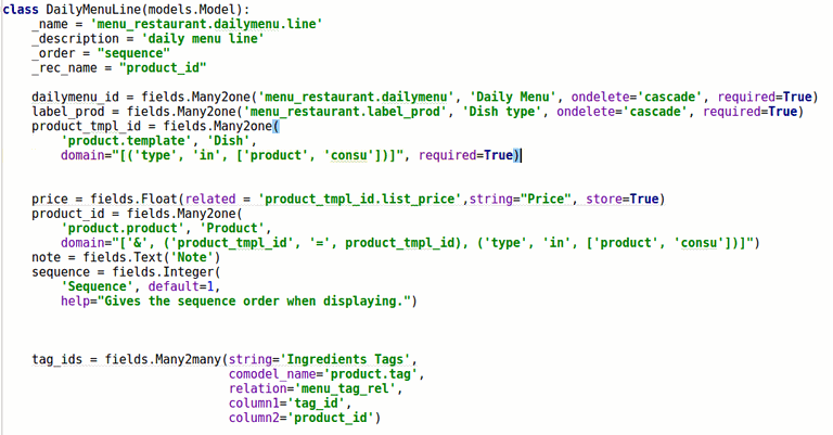 Odoo • Text and Image
