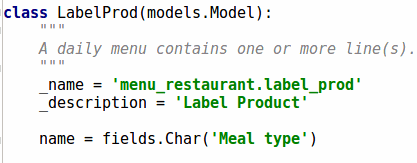Odoo • Text and Image