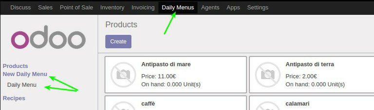 Odoo • Text and Image