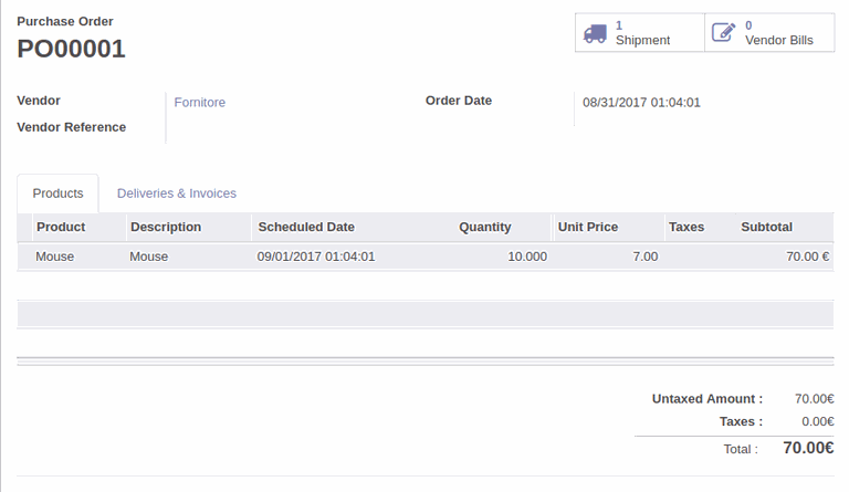 Odoo • Text and Image